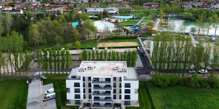 Apartmány s terasou, stravou a vlastným vstupom do Thermalparku Dunajská Streda