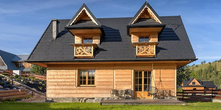 Užite si pokoj a divokú prírodu v goralskom domčeku s terasou a záhradou pre 7 osôb