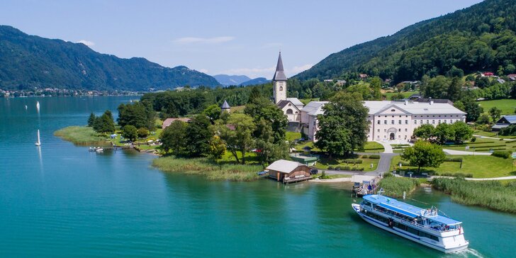 Dovolenka v rakúskych Korutánoch: hotel pri jazere, polpenzia aj varianty s 1 nocí zdarma