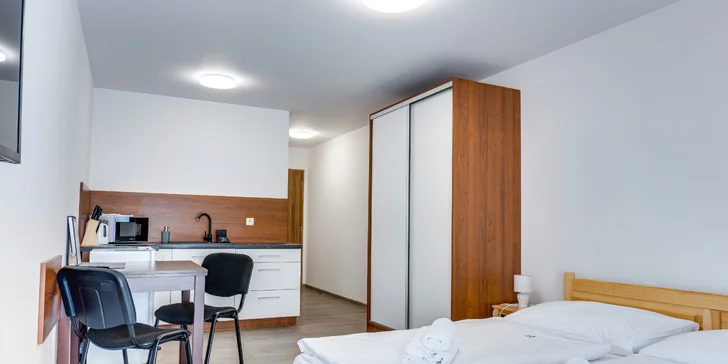 Plne zariadené apartmány pri Bešeňovej pre pár i rodinu s možnosťou stravovania a wellness