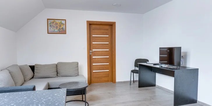 Plne zariadené apartmány pri Bešeňovej pre pár i rodinu s možnosťou stravovania a wellness