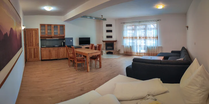 Aktívny pobyt plný športu a tatranskej prírody: penzión v centre Tatranskej Lomnice s raňajkami