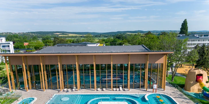 Cesta okolo sveta v 5* rezorte pri Balatone: wellness pre dospelých aj vlastný Family Park pre deti neobmedzene
