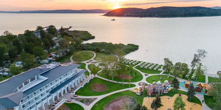Cesta okolo sveta v 5* rezorte pri Balatone: wellness pre dospelých aj vlastný Family Park pre deti neobmedzene