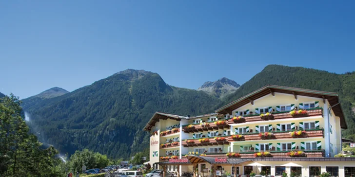 Hotel pri NP Vysoké Taury: denne vstup ku Krimmelským vodopádom, polpenzia, wellness, jazierko a deti zdarma
