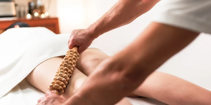 Luxusná masáž 3 v 1: Celotelová masáž s prvkami lymfodrenáže a maderoterapie