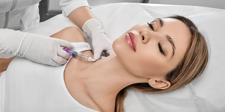 Injekčná mezoterapia s kyselinou hyalurónovou a aminokyselinami