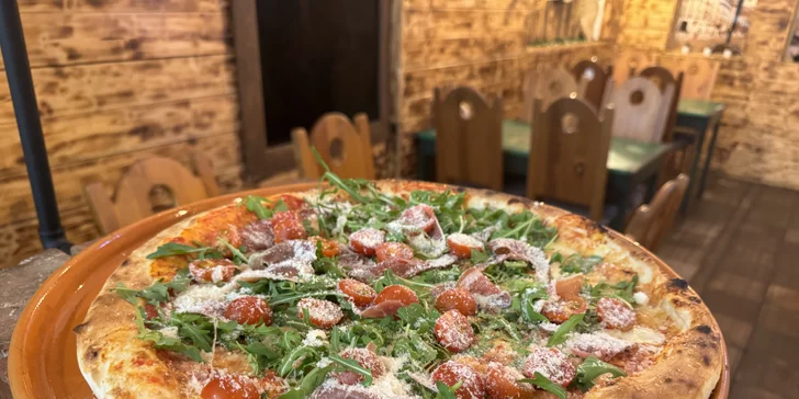 Chrumkavá pizza podľa vášho výberu: Na výber až 18 druhov