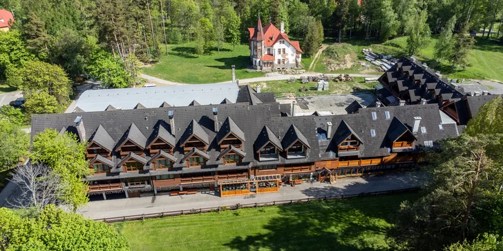 Aktívny pobyt plný športu a tatranskej prírody: penzión v centre Tatranskej Lomnice s raňajkami