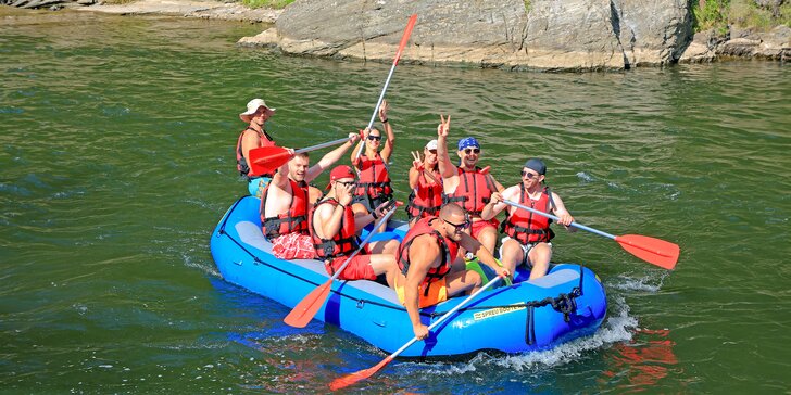 Celodenný prenájom raftu na riekach Dunajec alebo Poprad