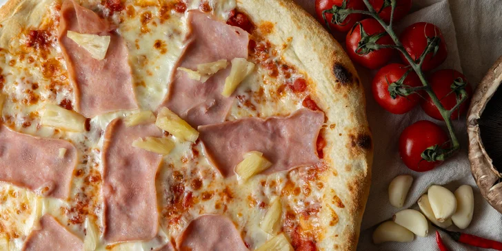 Lahodná pizza podľa výberu, až 7 druhov!
