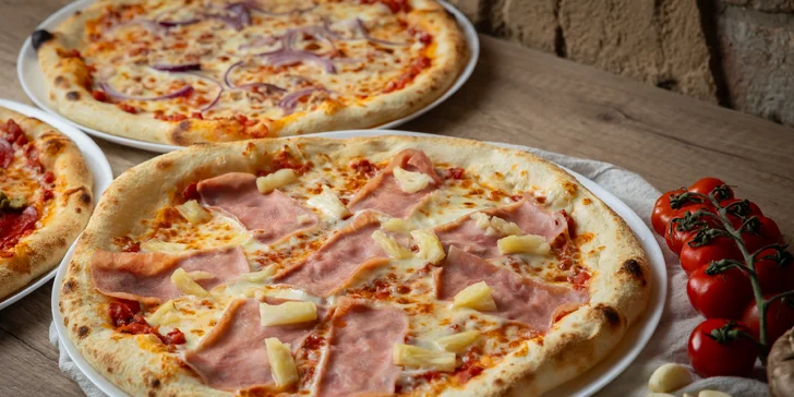 Lahodná pizza podľa výberu, až 7 druhov!