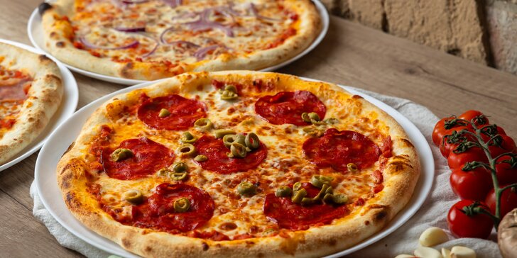 Lahodná pizza podľa výberu, až 7 druhov!
