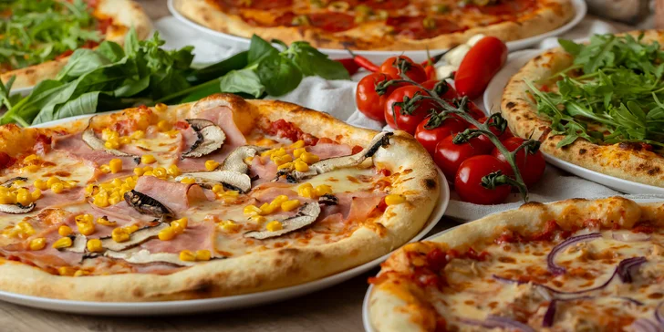 Lahodná pizza podľa výberu, až 7 druhov!
