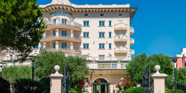 Luxus v Taliansku: mesto Cervia, luxusný 5* pobyt priamo pri piesočnatej pláži, raňajky, variant s 1 obedom
