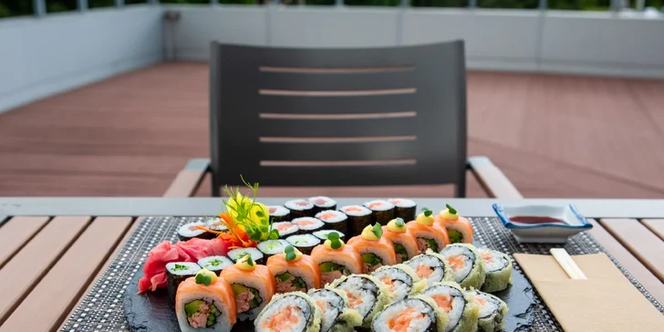 Famózny sushi set: 36 vymaznaných kúskov s lososom či tuniakom