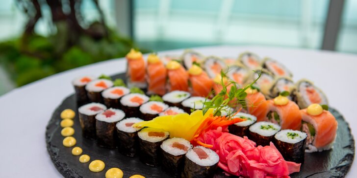 Famózny sushi set: 36 vymaznaných kúskov s lososom či tuniakom