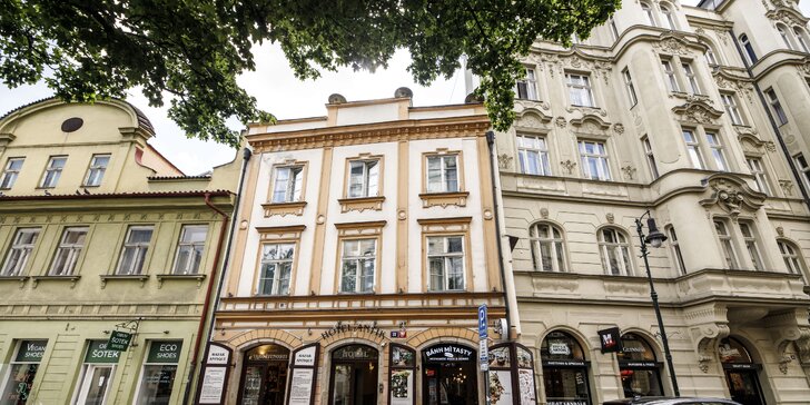 Pobyt v centre Prahy: hotel pri Staromestskom námestí s raňajkami