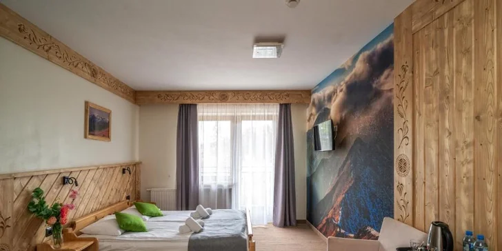 Ekologický hotel blízko Zakopaného s výhľadom aj wellness
