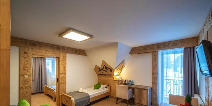 Ekologický hotel blízko Zakopaného s výhľadom aj wellness