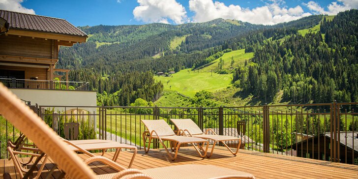 Údolie Gastein: hotel v 1000 m n. m., bohato vybavený wellness, polpenzia a požičanie bicyklov