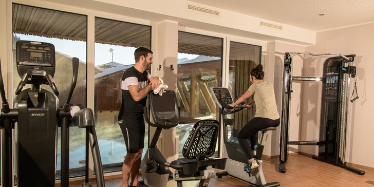 Údolie Gastein: hotel v 1000 m n. m., bohato vybavený wellness, polpenzia a požičanie bicyklov