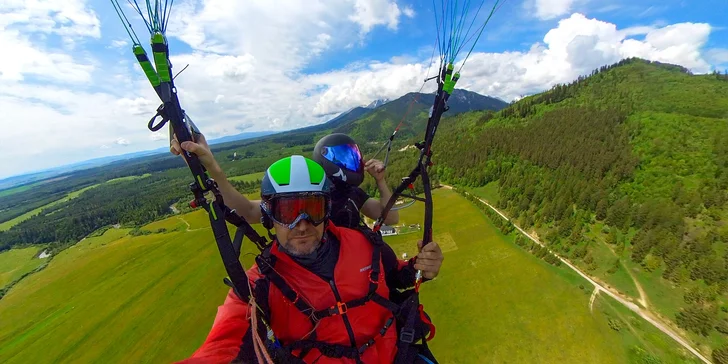 Tandemový paragliding: Vzneste sa k oblakom s reprezentantom a majstrom Slovenska
