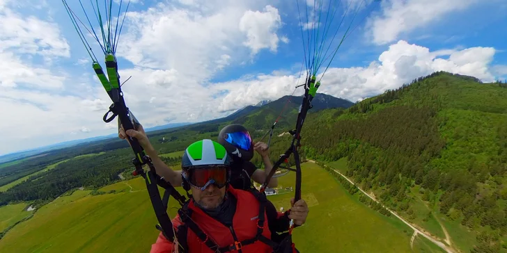 Tandemový paragliding: Vzneste sa k oblakom s reprezentantom a majstrom Slovenska