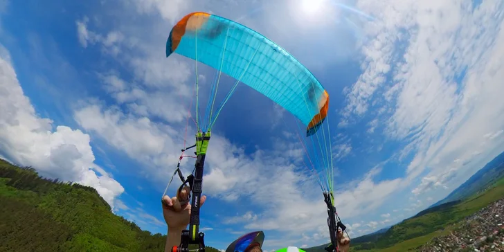 Tandemový paragliding: Vzneste sa k oblakom s reprezentantom a majstrom Slovenska