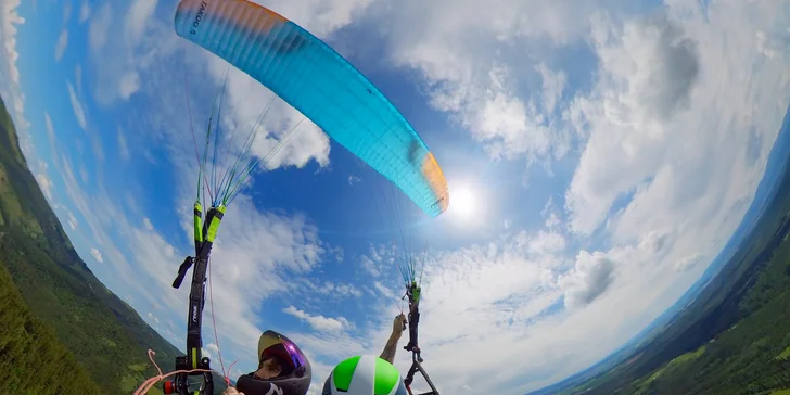 Tandemový paragliding: Vzneste sa k oblakom s reprezentantom a majstrom Slovenska