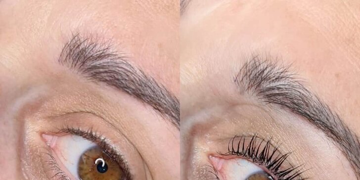 Laminácia obočia a lash lift alebo letná regeneračná kúra Mando 40