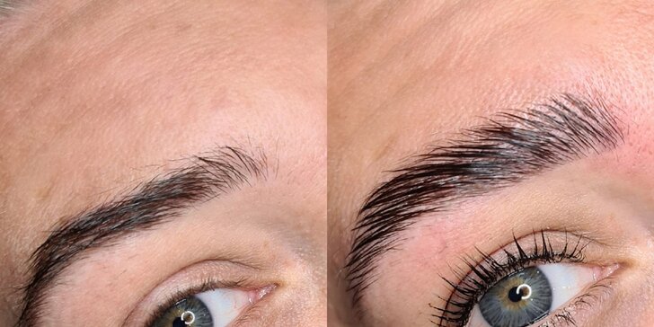 Laminácia obočia a lash lift alebo letná regeneračná kúra Mando 40