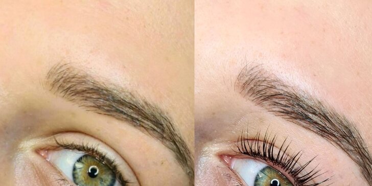 Laminácia obočia a lash lift alebo letná regeneračná kúra Mando 40