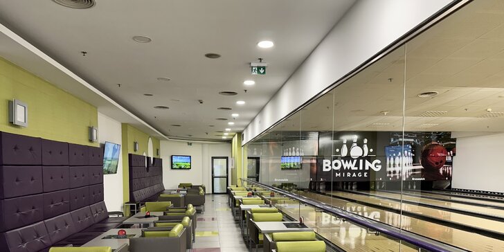 Zahraj si bowling v nákupnom centre Mirage s rodinou či kamošmi