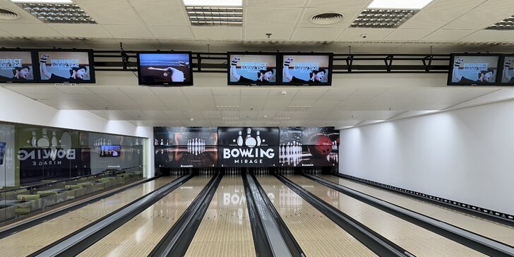 Zahraj si bowling v nákupnom centre Mirage s rodinou či kamošmi