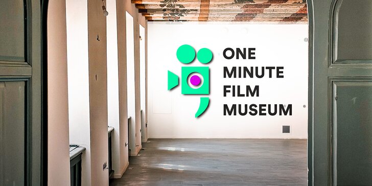 Vstup na unikátnu multimediálnu výstavu minútových filmov One-Minute Film Museum v Prahe s možnosťou natočenia vlastného filmu