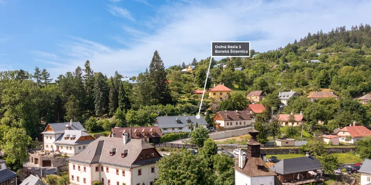Prekrásna staromestská Villa Amalia v centre Banskej Štiavnice