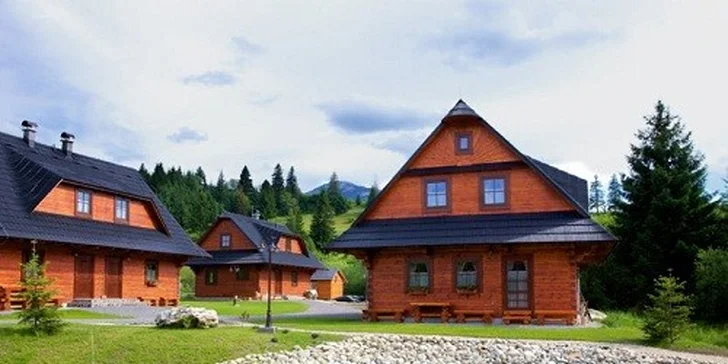 Pobyt v luxusných dreveniciach v Zuberci pre 4 osoby