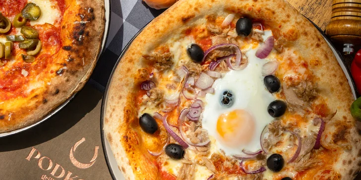 Pizza podľa vášho výberu v reštaurácii Podkova