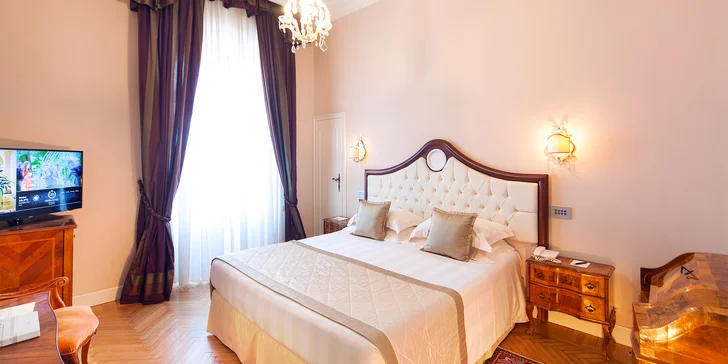 5* Grand Hotel Rimini: poloha hneď pri pláži, bazén, talianske raňajky a úžasná atmosféra