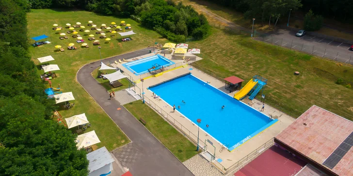 Celodenné vstupy pre deti i dospelých na letné KÚPALISKO TEPLIČKY KRUPINA