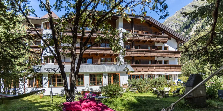Aktívna dovolenka v tirolskom údolí Pitztal: polpenzia, neobmedzený wellness aj karta zliav