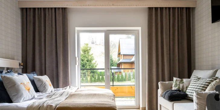 Luxusné apartmány s výhľadom na hory, len kúsok od Zakopaného: krásna prírody, turistika aj lyžovanie