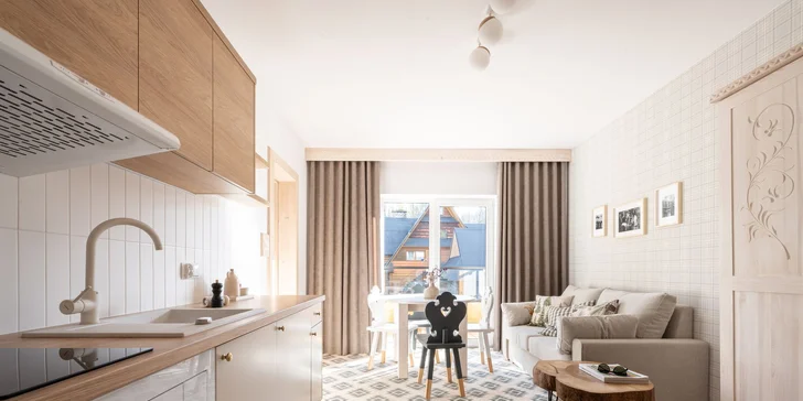 Luxusné apartmány s výhľadom na hory, len kúsok od Zakopaného: krásna prírody, turistika aj lyžovanie