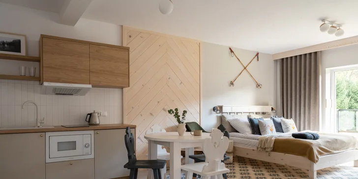 Luxusné apartmány s výhľadom na hory, len kúsok od Zakopaného: krásna prírody, turistika aj lyžovanie