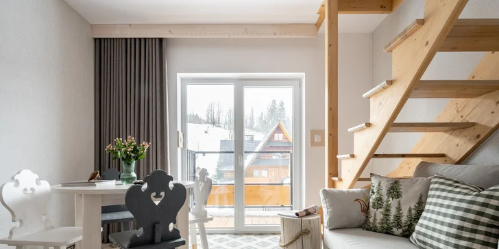 Luxusné apartmány s výhľadom na hory, len kúsok od Zakopaného: krásna prírody, turistika aj lyžovanie
