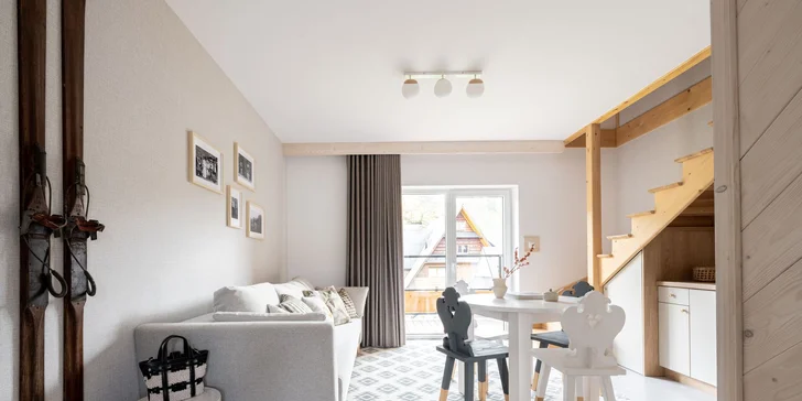 Luxusné apartmány s výhľadom na hory, len kúsok od Zakopaného: krásna prírody, turistika aj lyžovanie