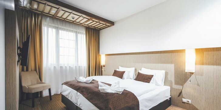 Oddych a romantika v špičkovom hoteli v kúpeľnom meste Bükfürdő: wellness pobyt s polpenziou