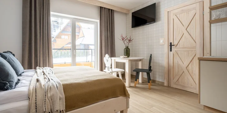 Luxusné apartmány s výhľadom na hory, len kúsok od Zakopaného: krásna prírody, turistika aj lyžovanie