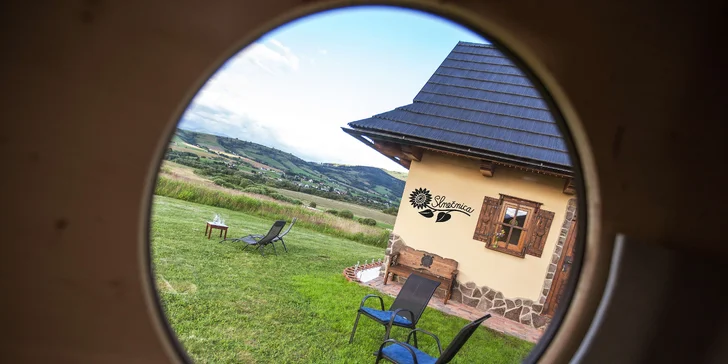 Romantický pobyt v obklopení prírody so súkromným wellness + bicykle zdarma